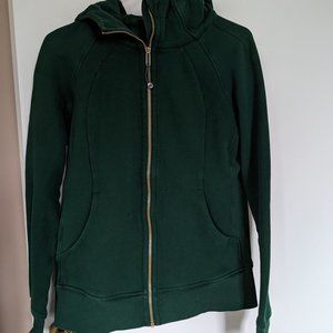 lululemon scuba size 10 Everglade Green